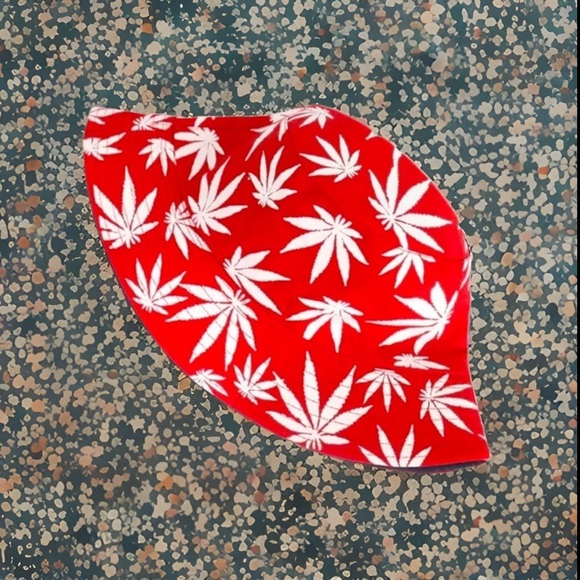 Mary J Red Bucket Fisherman‘s Hat 💯 Cotton - Picture 6 of 6